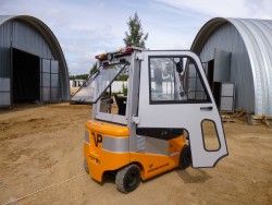 Металлическая кабина на Волжский электропогрузчик 1,5-1,8т