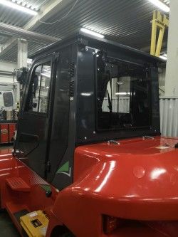 Металлическая кабина на погрузчик HELI, CHL, BULL 6-10т (серия Green)