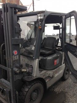 Металлическая кабина на погрузчик Dalian 2-2,5т