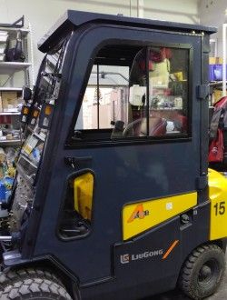 Металлическая кабина на погрузчик LiuGong 1,5т CPCD