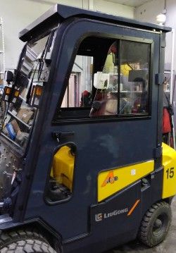 Металлическая кабина на погрузчик LiuGong 1,5т CPCD
