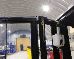 Металлическая кабина на погрузчик TCM FB30-8 (резаный каркас)