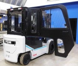 Металлическая кабина на погрузчик TCM FB30-8 (резаный каркас)