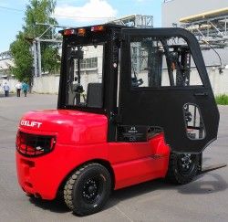 Металлическая кабина на погрузчик Oxlift 3т