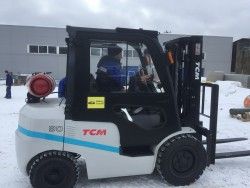 Металлическая кабина на погрузчик TCM 1,5-3т серия Inoma