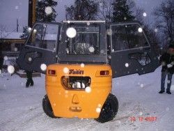 Металлическая кабина на Волжский погрузчик