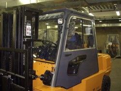 Металлическая кабина на Волжский погрузчик