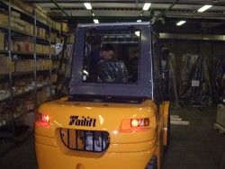 Металлическая кабина на Волжский погрузчик