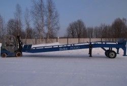 Мобильная эстакада DELTA 7000 Optima с горизонтальной площадкой 2м и фронтальной выгрузкой