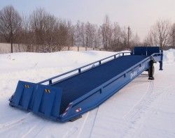 Мобильная эстакада DELTA 7000 Optima с горизонтальной площадкой 2м и фронтальной выгрузкой