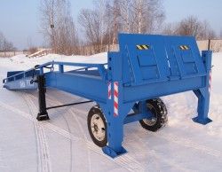 Мобильная эстакада DELTA 7000 Optima с горизонтальной площадкой 2м и фронтальной выгрузкой