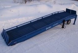 Мобильная эстакада DELTA 7000 Optima с горизонтальной площадкой 2м и фронтальной выгрузкой