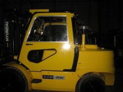 Металлическая кабина на погрузчик Hyundai 5т