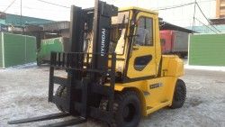 Металлическая кабина на погрузчик Hyundai 7т