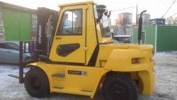 Металлическая кабина на погрузчик Hyundai 7т