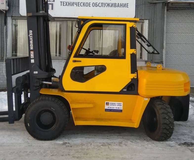 Металлическая кабина на погрузчик Komatsu 7т