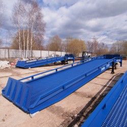Мобильная эстакада DELTA 7000 с горизонтальной площадкой 3м и фронтальной выгрузкой