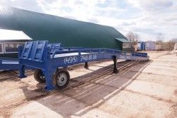 Мобильная эстакада DELTA 7000 с горизонтальной площадкой 3м и фронтальной выгрузкой
