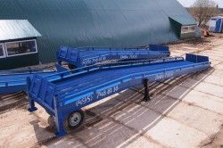 Мобильная эстакада DELTA 7000 с горизонтальной площадкой 3м и фронтальной выгрузкой