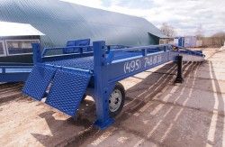 Мобильная эстакада DELTA 7000 с горизонтальной площадкой 3м и фронтальной выгрузкой