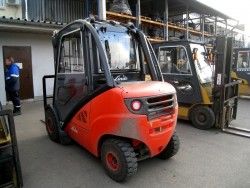 Металлическая кабина на погрузчик Linde H30D