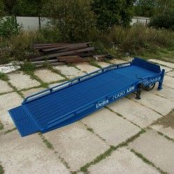 Мобильная эстакада DELTA 7000 LOW с горизонтальной площадкой 2м и фронтальной выгрузкой
