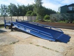 Мобильная эстакада DELTA 7000 LOW с горизонтальной площадкой 2м и фронтальной выгрузкой