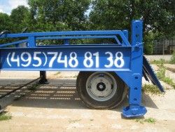 Мобильная эстакада DELTA 7000 LOW с горизонтальной площадкой 2м и фронтальной выгрузкой