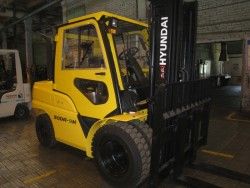 Металлическая кабина на погрузчик новой серии Hyundai 50DA-9K