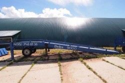 Мобильная эстакада DELTA 9000 Optima с горизонтальной площадкой 2м и фронтальной выгрузкой