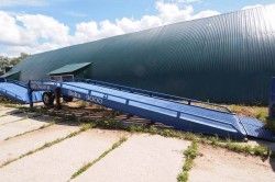 Мобильная эстакада DELTA 9000 Optima с горизонтальной площадкой 2м и фронтальной выгрузкой