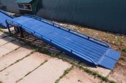 Мобильная эстакада DELTA 9000 Optima с горизонтальной площадкой 2м и фронтальной выгрузкой