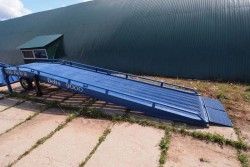 Мобильная эстакада DELTA 9000 Optima с горизонтальной площадкой 2м и фронтальной выгрузкой