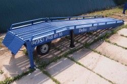Мобильная эстакада DELTA 9000 Optima с горизонтальной площадкой 2м и фронтальной выгрузкой