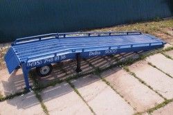 Мобильная эстакада DELTA 9000 Optima с горизонтальной площадкой 2м и фронтальной выгрузкой