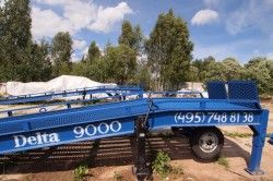 Мобильная эстакада DELTA 9000 Optima с горизонтальной площадкой 2м и фронтальной выгрузкой