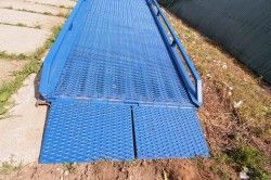 Мобильная эстакада DELTA 9000 Optima с горизонтальной площадкой 2м и фронтальной выгрузкой