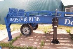 Мобильная эстакада DELTA 9000 Optima с горизонтальной площадкой 2м и фронтальной выгрузкой