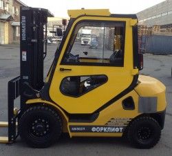 Металлическая кабина на погрузчик Komatsu 1,5-3,5т серии AX50/BX50