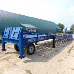 Мобильная эстакада DELTA 9000 с горизонтальной площадкой 3м и фронтальной выгрузкой