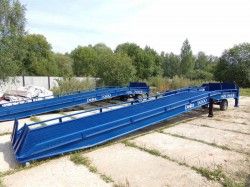 Мобильная эстакада DELTA 9000 с горизонтальной площадкой 3м и фронтальной выгрузкой