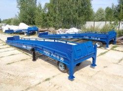 Мобильная эстакада DELTA 9000 с горизонтальной площадкой 3м и фронтальной выгрузкой