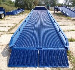 Мобильная эстакада DELTA 9000 с горизонтальной площадкой 3м и фронтальной выгрузкой