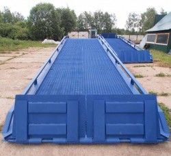 Мобильная эстакада DELTA 9000 с горизонтальной площадкой 3м и фронтальной выгрузкой