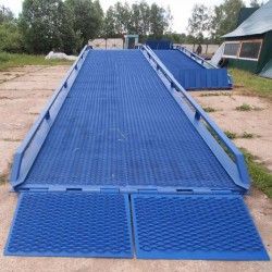 Мобильная эстакада DELTA 9000 с горизонтальной площадкой 3м и фронтальной выгрузкой