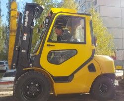 Металлическая кабина на погрузчик Komatsu 1,5-3,5т серии AX21/BX17