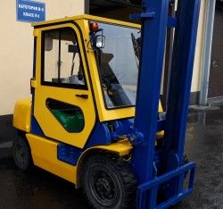 Металлическая кабина на погрузчик Komatsu серии BX20