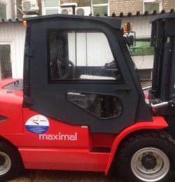 Металлическая кабина на погрузчик Maximal 4-5т