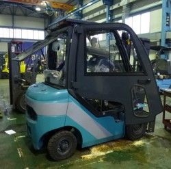 Металлическая кабина на погрузчик Baoli 1,5-1,8т